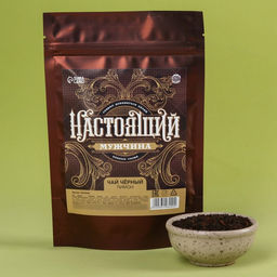 Чай подарочный Настоящий мужчина вкус: лимон, 50 г