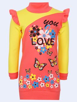 Платье коралловый ПЛ707