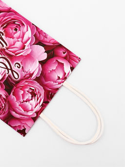 Цена за 3 шт. Пакет подарочный крафтовый 8 марта! 15?8?21 см