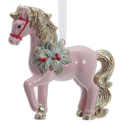 Фигурка декоративная подвесная Лошадка, L87 W2 H8 см - Remeco фото 2