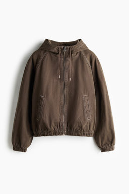 Chaqueta acolchada de lona
