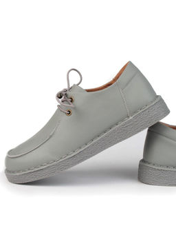 01-D7583-2 GRAY Ботинки демисезонные женские (натуральная кожа) - Фабричный китай фото 14