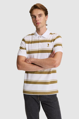 Erkek Ye_il Regular Fit Polo Yaka Ti__rt