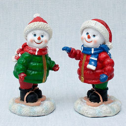 Фигурка "Снеговик" 13см (25040) 2 вида в ассорт.