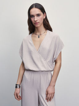 Укороченная блузка свободного кроя / Zarina