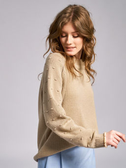 WW-2558 джемпер женский слоновая кость - Mozart фото 16