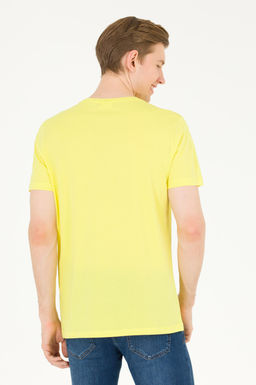 U. S. Polo Assn Мужская футболка Citron Basic с круглым вырезом - U.s. polo assn фото 5