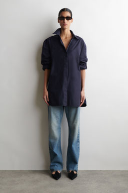 CAMISA DE ALGOD?N ESTRUCTURADA - H&m фото 4