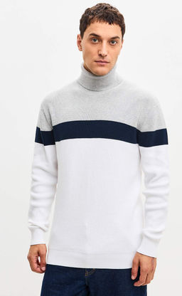 Джемпер P521-1569 white/grey - Primm фото 6