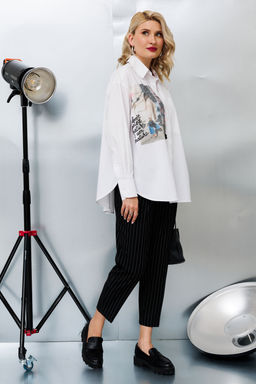 Рубашка KOKOdea 211440.4 белый  фото 9