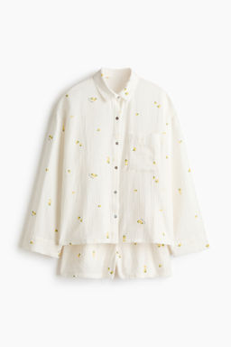 Camisa y pantal?n corto de pijama - H&m фото 9