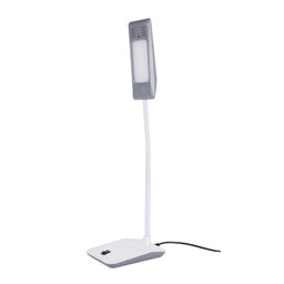 TLD-545 Grey-White/LED/350Lm/3500K Светильник настольный, 4W. Механический выключатель. Серый с белым. ТМ Uniel