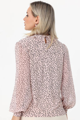 Блузка женская 7066/08/Пудровый - Rise фото 5