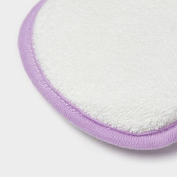 Мочалка детская для купания Доляна «Котёнок», 12×8 см, фиолетовая