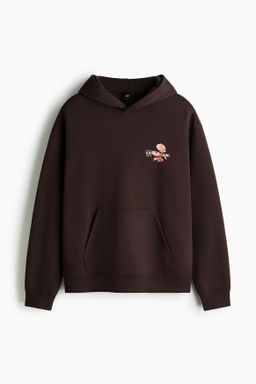 Sudadera con motivo y capucha Relaxed Fit - H&m фото 4