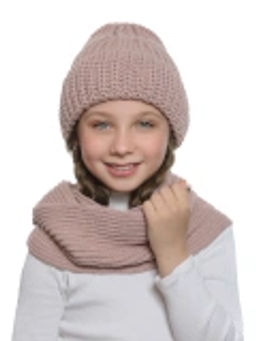 Комплект детский Абигель (шапка+снуд) - Tamasha фото 3