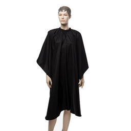 Dewal Пеньюар для стрижки Матовый AA09Black, 128 х 148 см, черный матовый