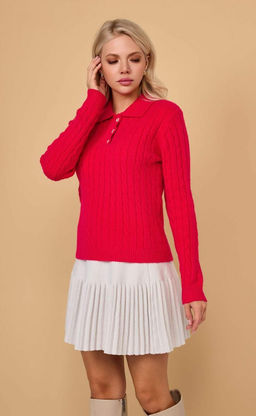 Джемпер F422-1520 red - Fine joyce фото 7