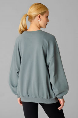Арт. 15132/1 Свитшот женский оверсайз 46-52 (4 шт) Цвет:темно-серый - Калинка фото 38