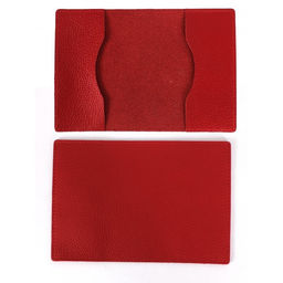 Обложка для паспорта Croco-П-1100 натуральная кожа красный флотер (113) 264303