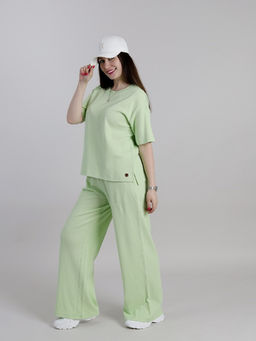 CRB wear / CSMW 90068-37 Комплект женский (футболка, брюки),тростниковый/Ex.Cherubino  фото 2