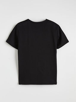 Kolay Giyilebilir Bisiklet Yaka Erkek Ti??rt