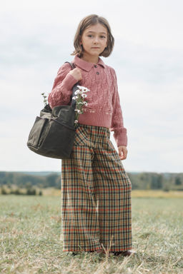 LIMITED EDITION CHECK TROUSERS WITH WOOL