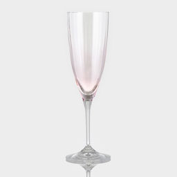 Бокалы для шампанского Bohemia Crystal «Кейт», 220 мл, набор 6 шт., хрустальное стекло, разноцветные