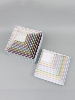 Набор подарочных коробок 10 в 1 «Звезды», 10.2 × 10.2 × 6‒28.2 × 28.2 × 15 см