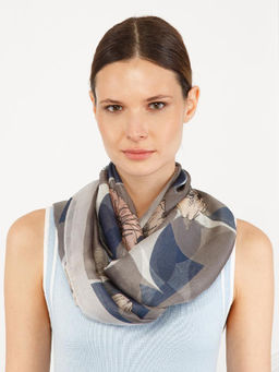 Палантин жен. виск+шелк 130х180 LG34-761-19 - Labbra фото 4