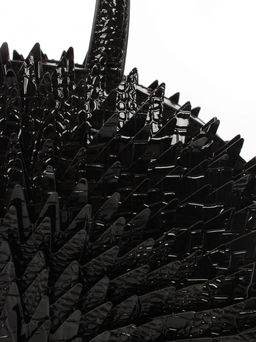 LACCOMA сумка ИГР25118-ежик-черный эко кожа хлопок  фото 3