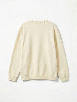 Bisiklet Yaka Bask?l? Erkek ?ocuk Sweatshirt