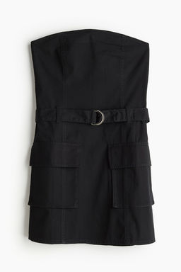 Vestido cargo con escote bandeau - H&m фото 6