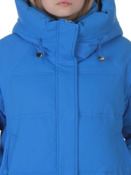 H24-620 BLUE Куртка зимняя женская (200 гр. холлофайбер)
