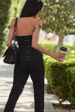 TOP CORSETERO / Negro - Zara фото 5