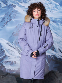 Женская зимняя мембранная парка Azimuth Глория 124/24006_7 Сладкий Лавандовый  фото 22
