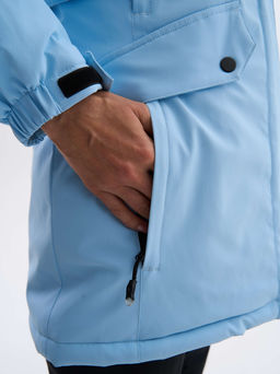 T3442-5 Куртка зимняя парка с капюшоном удлиненная - Strobbs фото 12