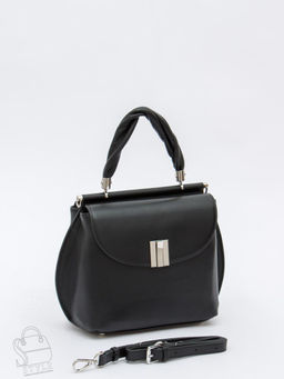 Сумка женская кожаная 1109-1MP black Polina&Eiterou