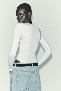 BASIC POLYAMIDE BODYSUIT - Zara фото 3