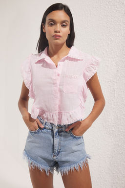 Trendyolmilla Ac?k Pembe Gomlek TWOSS25GO00157