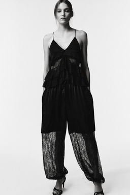 LACE COMBINED TOP LIMITED EDITION - Zara фото 3