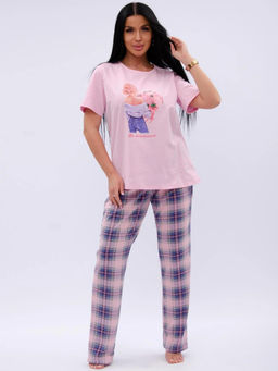 Пижама "Букет", трикотаж