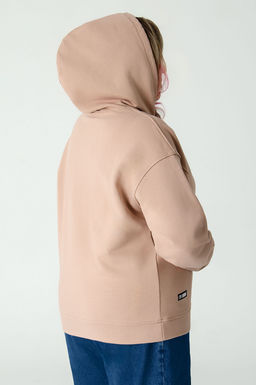 Арт. 15116 Худи женское с капюшоном 46-54 (5 шт) Цвет:бежевый - Калинка фото 7