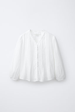 ROMANTIC SHIRT WITH PINTUCKS
