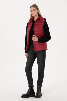 Kad_n Koyu Frambuaz Yelek - U.s. polo assn фото 4