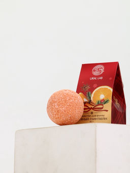 Цена за 2 шт. Бомбочка для ванны, 40 г, аромат пряный глинтвейн, Ural Lab