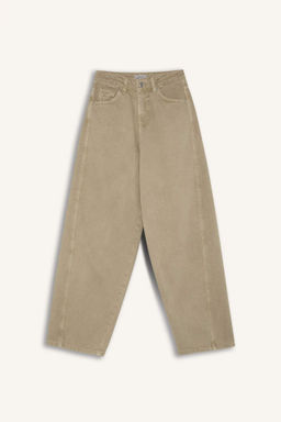 Coool Baggy Fit Y?kamal? Normal Bel Gabardin Pantolon - Defacto фото 2