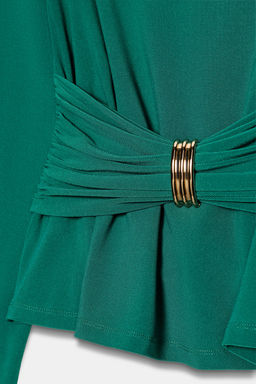 DRAPED WAIST TOP - Zara фото 9