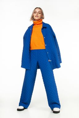 Брюки прямые TR008_BLUE