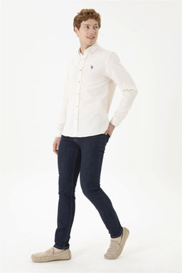 Мужские темно-синие джинсовые брюки